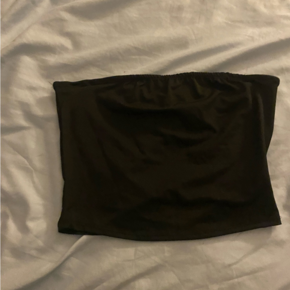 Elegant Black Woman tube top